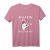 Just A Girl Who Loves Sign Languages T-Shirt  Geschenk für Dolmetscher, Taube & Hörgeschädigte, ASL & Gebärdensprache Kommunikation