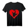 Gebärdensprache Herz Liebe Zeichen Sprache T-Shirt für Taube & Gehörlose  Lustiges Geschenk für Dolmetscher & Lernende