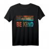 Vintage Retro T-Shirt mit sozialer Botschaft - Sei nett, Black Lives Matter, Love & End Racism Now für Männer, Frauen, Freunde & Familie