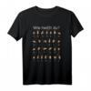 Gebärdensprache ASL American Sign Language T-Shirt  Perfektes Geschenk für Gehörlose, Taube und Unterstützer