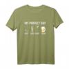 Modellflug T-Shirt mit Bier & Kaffee Design - Lustiges Geschenk für Modellbauer, Flugplatzbesucher & Flugzeugpiloten