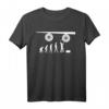 Fluggerätemechaniker T-Shirt mit vierstrahligem Flugzeugtriebwerk  Perfektes Geschenk für Luftfahrtfans, Berufseinsteiger & Jubilare
