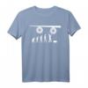 Fluggerätemechaniker T-Shirt mit vierstrahligem Flugzeugtriebwerk  Perfektes Geschenk für Luftfahrtfans, Berufseinsteiger & Jubilare