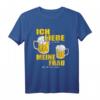 Herren Ich Liebe Es Wenn Meine Frau Mir Ein Bier Bringt T-Shirt  Lustiges Geschenk für Ehemänner, Bierliebhaber und Männer mit Humor
