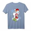 Einhorn Schneemann Weihnachten T-Shirt - Süßes Geschenk für kleine Einhorn-Fans, perfekt für Weihnachten & Nikolaus