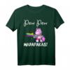 PEW Madafakas Lustiges Einhorn mit Regenbogenpistole - Weiß T-Shirt für Fantasy-, Sci-Fi- und Humor-Fans, Geburtstagsgeschenk