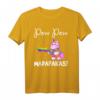 PEW Madafakas Lustiges Einhorn mit Regenbogenpistole - Weiß T-Shirt für Fantasy-, Sci-Fi- und Humor-Fans, Geburtstagsgeschenk