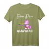PEW Madafakas Lustiges Einhorn mit Regenbogenpistole - Weiß T-Shirt für Fantasy-, Sci-Fi- und Humor-Fans, Geburtstagsgeschenk