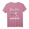 PEW Madafakas Lustiges Einhorn mit Regenbogenpistole - Weiß T-Shirt für Fantasy-, Sci-Fi- und Humor-Fans, Geburtstagsgeschenk
