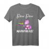 PEW Madafakas Lustiges Einhorn mit Regenbogenpistole - Weiß T-Shirt für Fantasy-, Sci-Fi- und Humor-Fans, Geburtstagsgeschenk