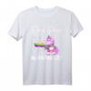 PEW Madafakas Lustiges Einhorn mit Regenbogenpistole - Weiß T-Shirt für Fantasy-, Sci-Fi- und Humor-Fans, Geburtstagsgeschenk