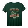 Ich Schnarche Nicht Eisenbahn Dampflok Lokomotive Geschenk T-Shirt - Lustiges Vintage Bahn Fan Shirt für Lokführer & Eisenbahnfans