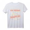 Ich Schnarche Nicht Eisenbahn Dampflok Lokomotive Geschenk T-Shirt - Lustiges Vintage Bahn Fan Shirt für Lokführer & Eisenbahnfans
