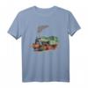 Dampflok Zug Eisenbahn Lokomotive Realistisches T-Shirt  Perfektes Geschenk für Eisenbahn- und Zugsammler, Lokführer & Modellbahnfans