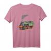 Dampflok Zug Eisenbahn Lokomotive Realistisches T-Shirt  Perfektes Geschenk für Eisenbahn- und Zugsammler, Lokführer & Modellbahnfans