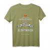Seine Majestät der Elektriker betritt den Raum - Witziges Elektriker T-Shirt für Beruf & Hobby, Vatertag Geschenk