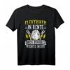 Elektriker in Rente T-Shirt mit lustigem Strom Spruch  Perfektes Geschenk für Pensionisten und Elektroniker mit Humor