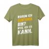 Elektriker T-Shirt Lustig Spruch 'Weil ich es kann!'  Originelles Geschenk für Elektriker, Handwerker & Berufseinsteiger zu Geburtstag & Weihnachten