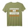 Meister 2022 Meisterprüfung Elektriker T-Shirt  Geschenkidee für Handwerker, Dachdecker & Kfz-Mechaniker zum Abschluss