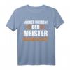 Meister 2022 Meisterprüfung Elektriker T-Shirt  Geschenkidee für Handwerker, Dachdecker & Kfz-Mechaniker zum Abschluss