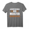 Meister 2022 Meisterprüfung Elektriker T-Shirt  Geschenkidee für Handwerker, Dachdecker & Kfz-Mechaniker zum Abschluss
