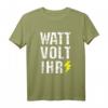 Elektroniker Meister WATT VOLT IHR Herren lustiges Elektriker T-Shirt  Humorvolles Oberteil für Elektroniker, Elektromeister & Elektriker bei Werkstatt & Feier