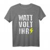 Elektroniker Meister WATT VOLT IHR Herren lustiges Elektriker T-Shirt  Humorvolles Oberteil für Elektroniker, Elektromeister & Elektriker bei Werkstatt & Feier