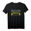 Resistance Is Not Futile Elektroniker Elektriker T-Shirt  Lustiges Strom Spruch für Handwerker & Elektromeister