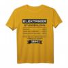 Lustiges Elektriker T-Shirt für Herren - Geschenkidee für Geburtstag, Weihnachten & Vatertag mit Humor