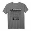 Lustiges Elektriker T-Shirt für Herren - Geschenkidee für Geburtstag, Weihnachten & Vatertag mit Humor
