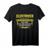 Herren Elektriker Meister T-Shirt mit Elektrizitäts-Design  Lustiges Geschenk für Elektroniker, Handwerker und Hobby-Bastler
