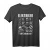 Elektriker Multitasker Handwerker Geschenk Elektromeister T-Shirt - Lustiges Stromprofis T-Shirt für Weihnachten & Geburtstag