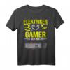 Elektriker Gamer T-Shirt - Lustiges Zocker Shirt für Elektriker, Gamer & Geschenkideen für Geburtstage & Weihnachten
