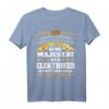 Lustiges Seine Majestät Der Elektriker Elektroniker Spruch T-Shirt  Originelles Geschenk für Elektriker, Elektroniker & Elektrotechniker zu Geburtstag, Weihnachten & Vatertag