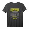 Elektriker Stundenlohn Spruch T-Shirt für Elektroniker & Elektromeister  Perfekt für die Werkstatt und den Beruf