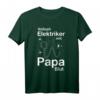 Elektriker Papa Geschenkidee Vatertag & Geburtstag T-Shirt mit lustigem Spruch  Für mutige Handwerker & Stromer