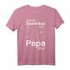 Elektriker Papa Geschenkidee Vatertag & Geburtstag T-Shirt mit lustigem Spruch  Für mutige Handwerker & Stromer