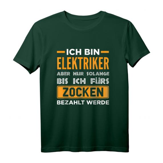Elektriker Zocken Gamer Elektroinstallateur T-Shirt Lustiges Design für Damen & Herren, ideal für Elektriker und Gaming-Fans Elektriker Zocken Gamer Elektroinstallateur T-Shirt Lustiges Design für Damen & Herren, ideal für Elektriker und Gaming-Fans