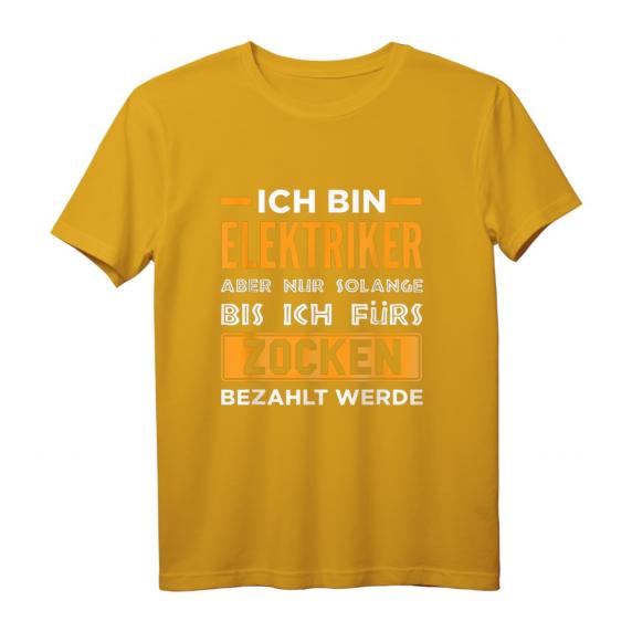 Elektriker Zocken Gamer Elektroinstallateur T-Shirt Lustiges Design für Damen & Herren, ideal für Elektriker und Gaming-Fans Elektriker Zocken Gamer Elektroinstallateur T-Shirt Lustiges Design für Damen & Herren, ideal für Elektriker und Gaming-Fans
