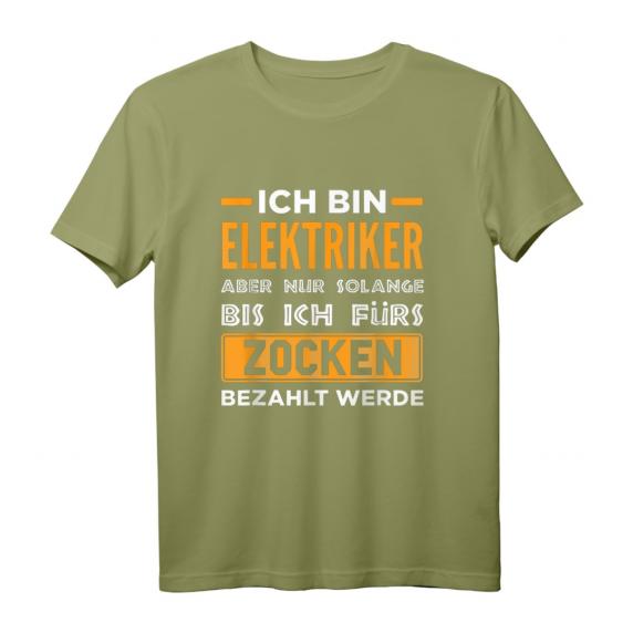 Elektriker Zocken Gamer Elektroinstallateur T-Shirt Lustiges Design für Damen & Herren, ideal für Elektriker und Gaming-Fans Elektriker Zocken Gamer Elektroinstallateur T-Shirt Lustiges Design für Damen & Herren, ideal für Elektriker und Gaming-Fans