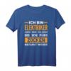 Elektriker Zocken Gamer Elektroinstallateur T-Shirt Lustiges Design für Damen & Herren, ideal für Elektriker und Gaming-Fans