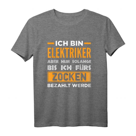 Elektriker Zocken Gamer Elektroinstallateur T-Shirt Lustiges Design für Damen & Herren, ideal für Elektriker und Gaming-Fans Elektriker Zocken Gamer Elektroinstallateur T-Shirt Lustiges Design für Damen & Herren, ideal für Elektriker und Gaming-Fans