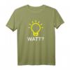 Elektriker Watt Glühbirne Elektrotechnik Geschenk T-Shirt  Lustiges Design für Elektriker, Studenten & Technikfans