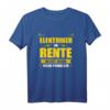 Elektriker in Rente - Nicht mehr mein Problem! Humorvolles T-Shirt als Geschenk zum Renteneintritt