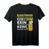 Elektriker T-Shirt mit Spruch - Wichtigster Mann am Bau, Perfekt für Elektroniker, Elektriker & Handwerker auf Baustelle & Betriebsfeier