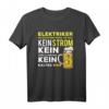 Elektriker T-Shirt mit Spruch - Wichtigster Mann am Bau, Perfekt für Elektroniker, Elektriker & Handwerker auf Baustelle & Betriebsfeier