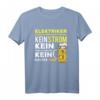 Elektriker T-Shirt mit Spruch - Wichtigster Mann am Bau, Perfekt für Elektroniker, Elektriker & Handwerker auf Baustelle & Betriebsfeier