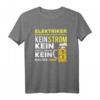 Elektriker T-Shirt mit Spruch - Wichtigster Mann am Bau, Perfekt für Elektroniker, Elektriker & Handwerker auf Baustelle & Betriebsfeier