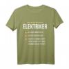Herren T-Shirt Elektriker Elektrik Elektroinstallateur mit Spaß Spruch  Originelles Geschenk für Elektriker, Azubis & Technikliebhaber zu Weihnachten & Geburtstag