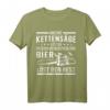 Kettensäge Bier Benzin Motorsäge Holz machen Wald Baum T-Shirt  Perfekt für Holzfäller, Forstwirtschaft und Waldarbeit